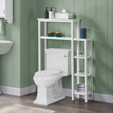 Alaterre Furniture 35-in x 49-in x 9-in White Wood Wall-mount Linen Cabinet