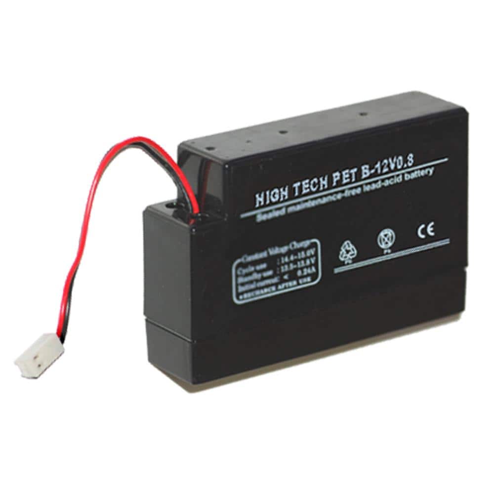 High Tech Pet Battery Backup for Humane Contain HC-8000 or X-10 Electronic Fence - Black, Provides 8 Hours of Power