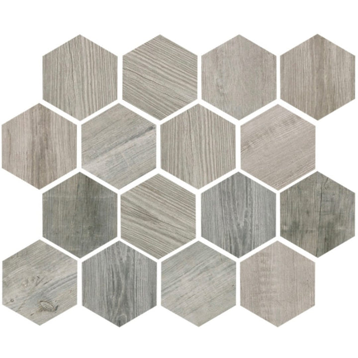 Apollo Tile (Sample) Harlan Gray 4-in x 4-in Matte Porcelain Patterned Floor and Wall Tile