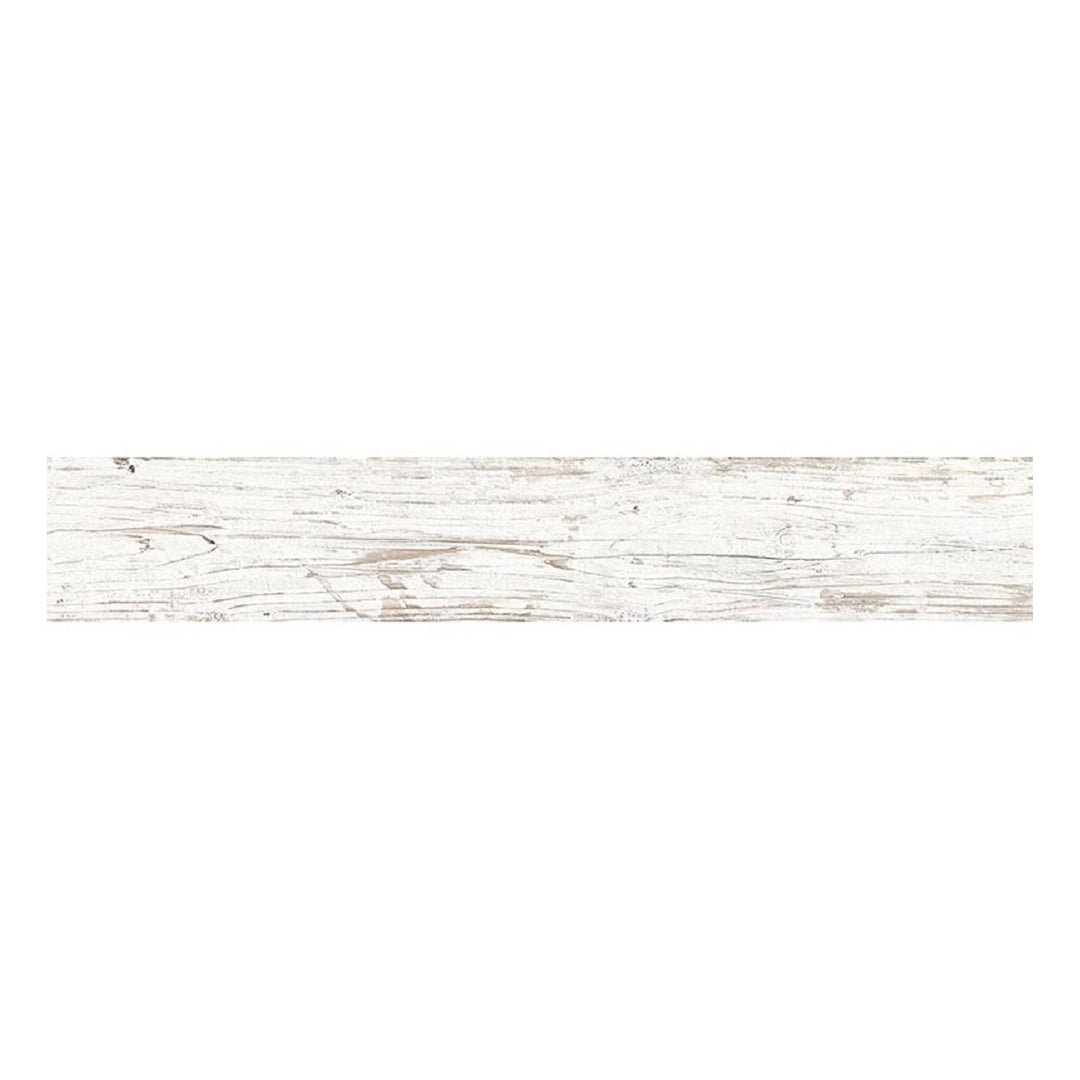 Apollo Tile White 6-in x 36-in Matte Porcelain Wood look Floor and Wall Tile product image