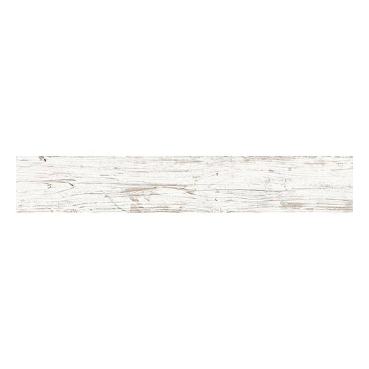 Apollo Tile White 6-in x 36-in Matte Porcelain Wood look Floor and Wall Tile product image