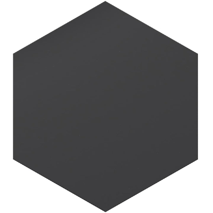 Apollo Tile (Sample) Terra Mia Metal Black 8-in x 9-in Matte Porcelain Patterned Floor and Wall Tile