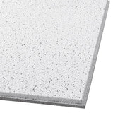 Armstrong Ceilings 24-in x 24-in Fine Fissured School Zone 12-Pack White Fissured 15/16-in Drop Acoustic Panel Ceiling Tiles