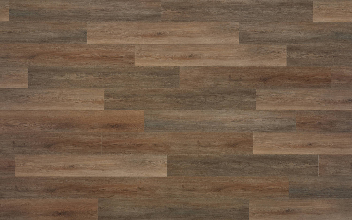 Style Selections Brunette Oak 7-in W x 48-in L x 5-mm T Waterproof Interlocking Luxury Vinyl Plank Flooring, 12-mil Wear Layer (23.36-sq ft Carton)