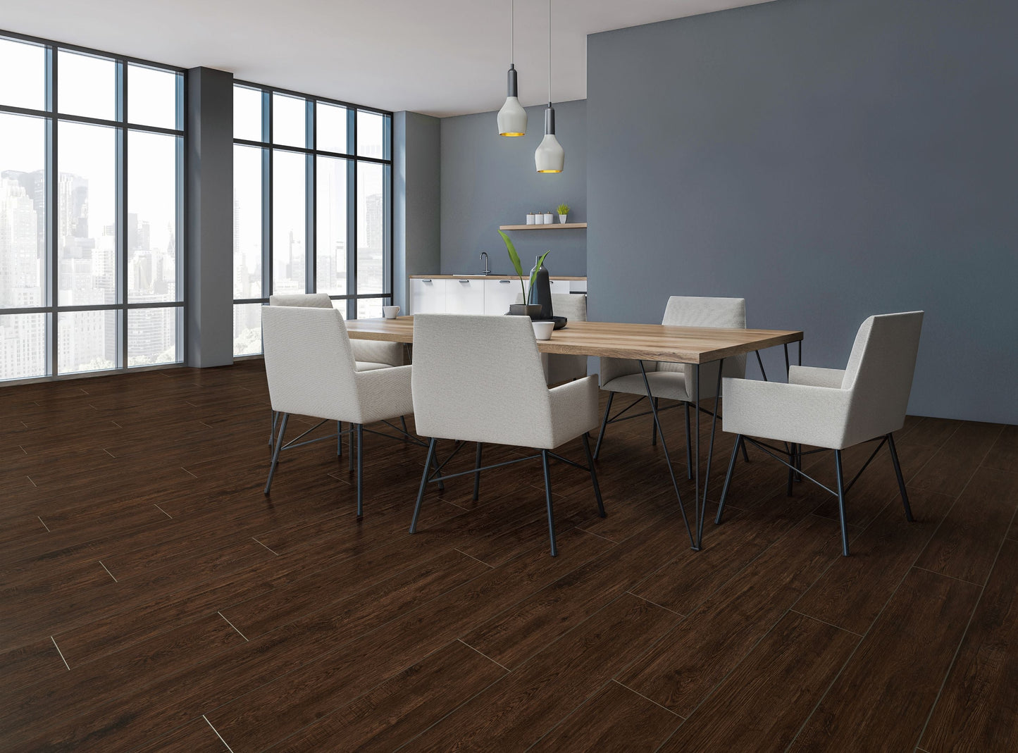 Style Selections Chestnut Oak 7-in W x 48-in L x 5.5-mm Waterproof Interlocking Luxury Vinyl Plank Flooring, 20-mil Wear Layer (18.62-sq ft Carton)