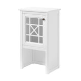 Alaterre Furniture 17-in x 29-in x 12-in White Wood Freestanding Linen Cabinet