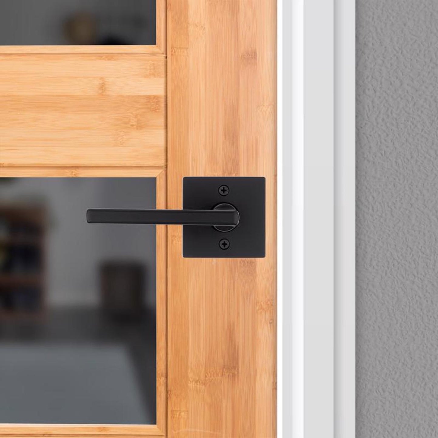 Kwikset Halifax Iron Black Reversible Dummy Lever – Right or Left Handed
