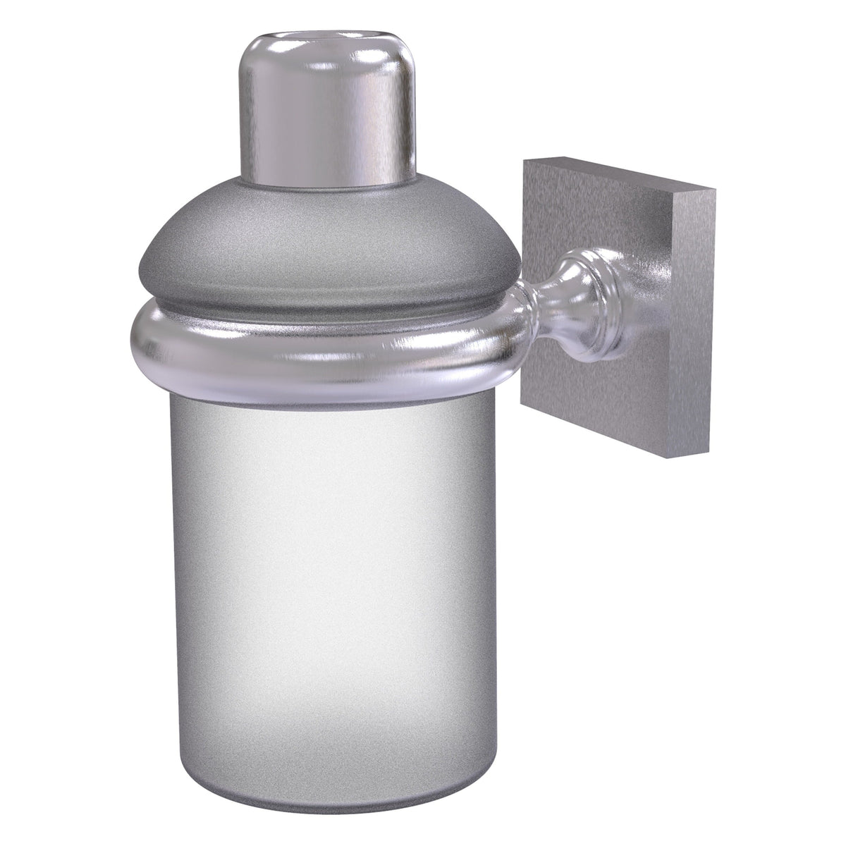 Allied Brass Montero Satin Chrome Brass Bath Accessory Set, 2-Piece