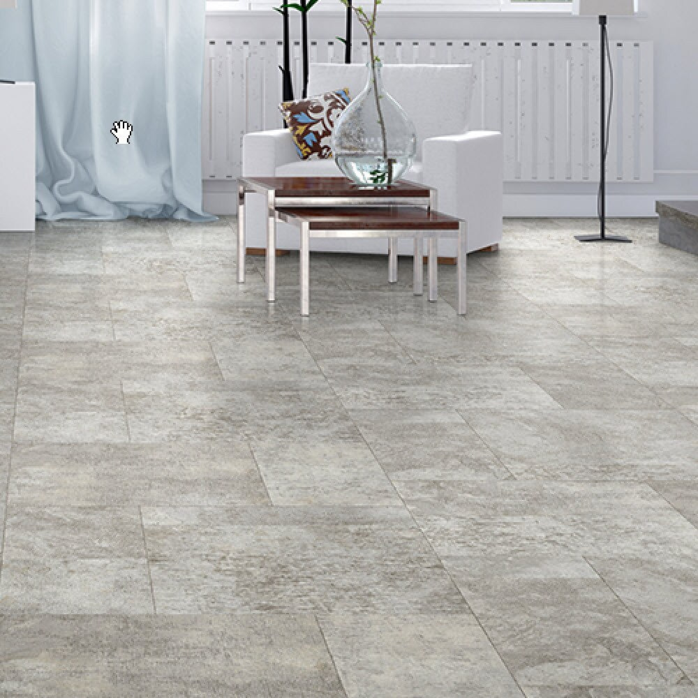 Congoleum AirStep Evolution Contour 12-ft W Cut-to-Length Highlight Stone Look Low-Gloss Sheet Vinyl Flooring