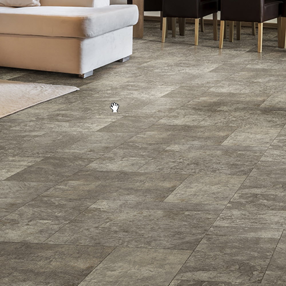 Congoleum AirStep Evolution Contour Sheet Vinyl, Hillsborough Beige Stone Look, 12-ft W, Cut-to-Length, Low-Gloss Finish