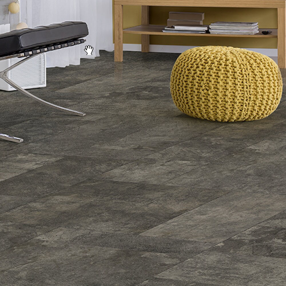 Congoleum AirStep Evolution Contour 12-ft W Cut-to-Length Himalayan Dusk Stone Look Low-Gloss Finish Sheet Vinyl