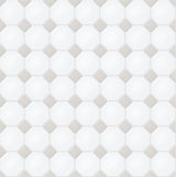 Satori Hudson Brilliant White and Gray 12-in x 12-in Matte Porcelain Mosaic Floor and Wall Tile (0.91-sq. ft/ Piece)