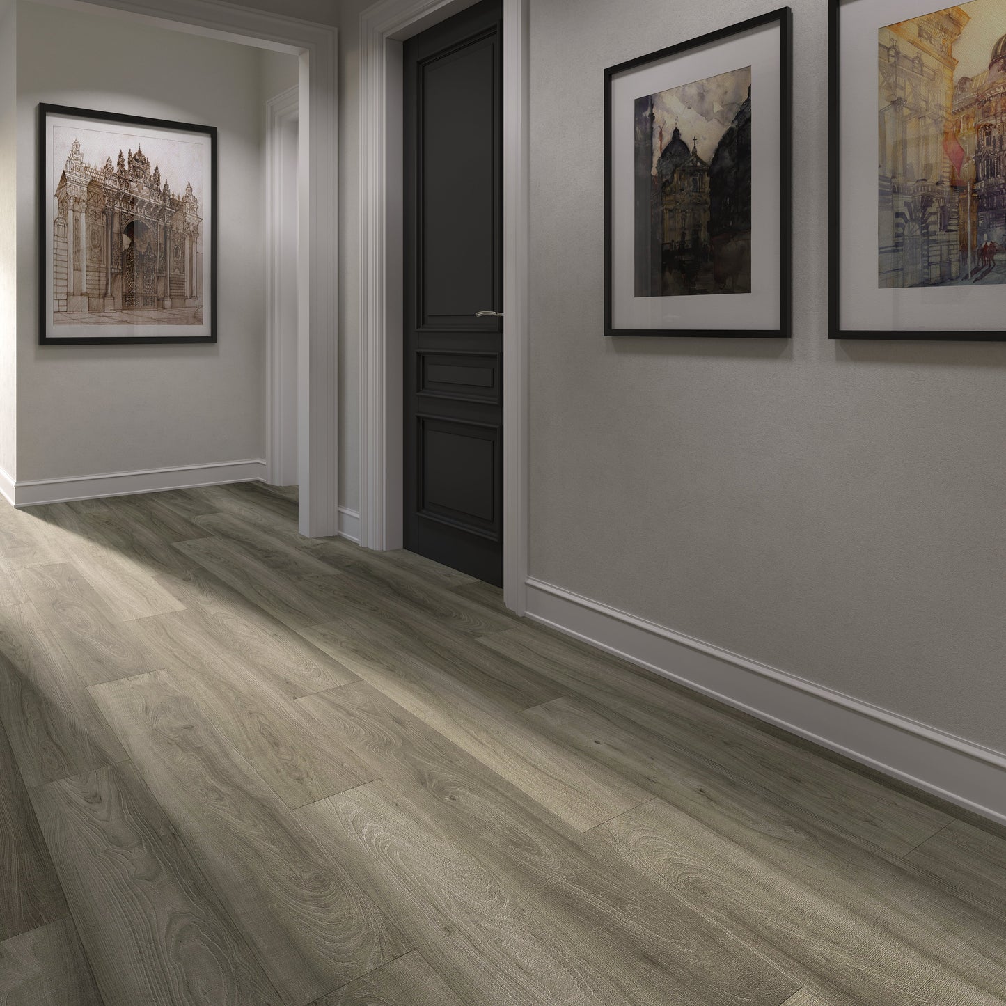 Lucida USA Maxcore Silver Leaf 7-3/32-in Wide x 5-1/2-mm Thick Waterproof Interlocking Luxury Vinyl Plank Flooring (24.5-sq ft)