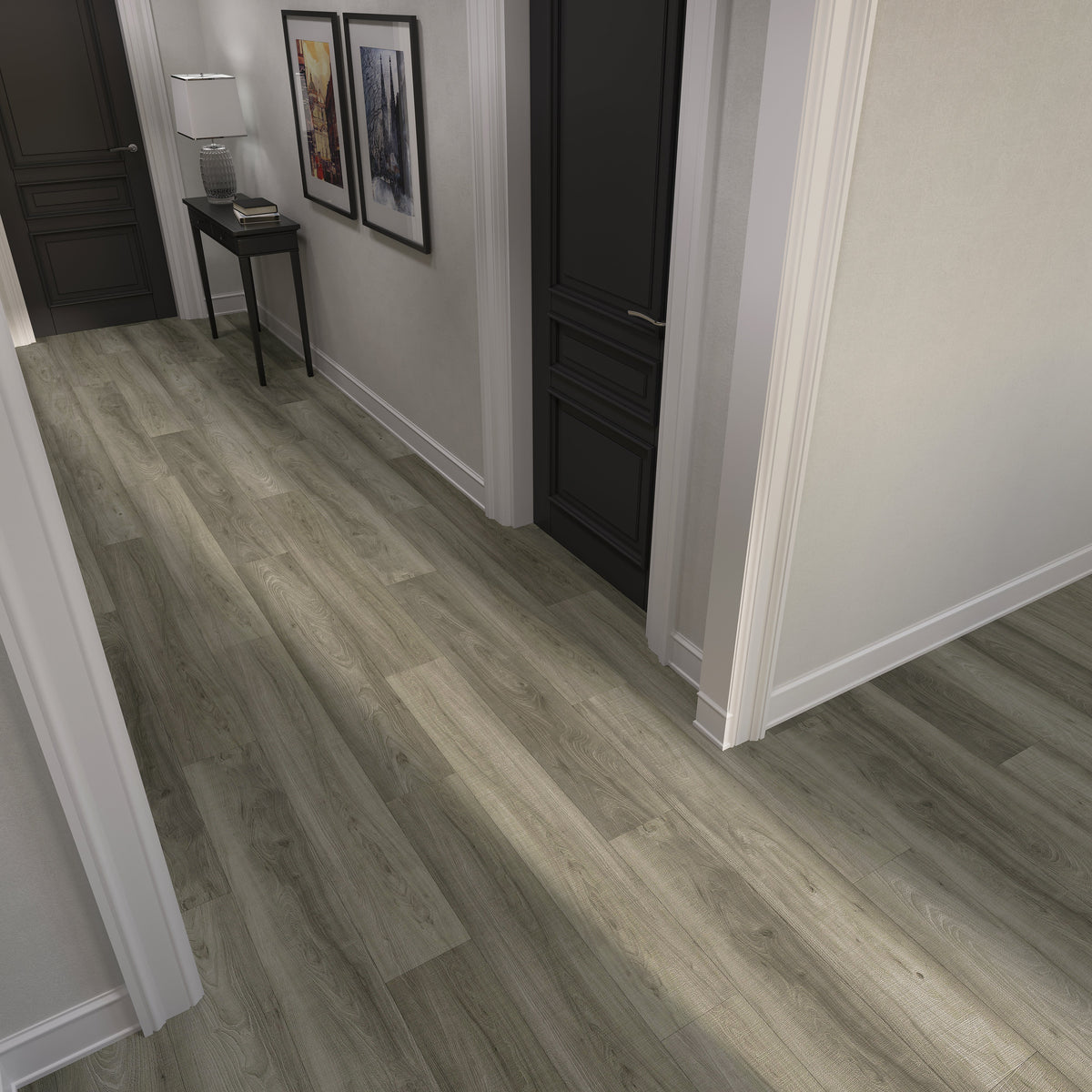 Lucida USA (Sample) MaxCore Silver Leaf Vinyl Plank, 7.31 in x 48 in, 6mm