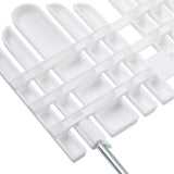22 in. x 10 in. Plastic Adirondack Decorative Border Lawn Edging - Super Arbor
