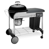 Weber Performer Deluxe 22-in Black Porcelain Enamel Kettle Charcoal Grill
