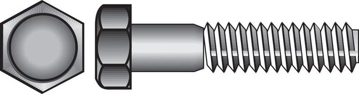 Hillman 1/4-20 in. Diameter x 4 in. Length Stainless Steel Hex Head Cap Screw, 25-Pack