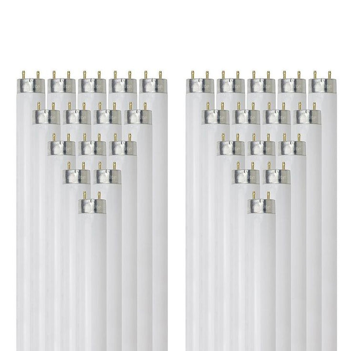 Sunlite 32-Watt 4 ft. Linear T8 Fluorescent Tube Light Bulb, Warm White 3000K (30-Pack)