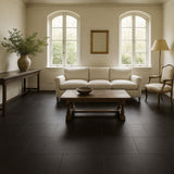 Overlook Slate 22 MIL x 11.9 in. W x 23.8 in. L Click Lock Waterproof Vinyl Tile Flooring (17.7 sqft/case)
