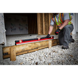 48 in. Concrete Screed Level w/ 150 ft. Extra Bold Large Capacity Chalk Reel - Super Arbor