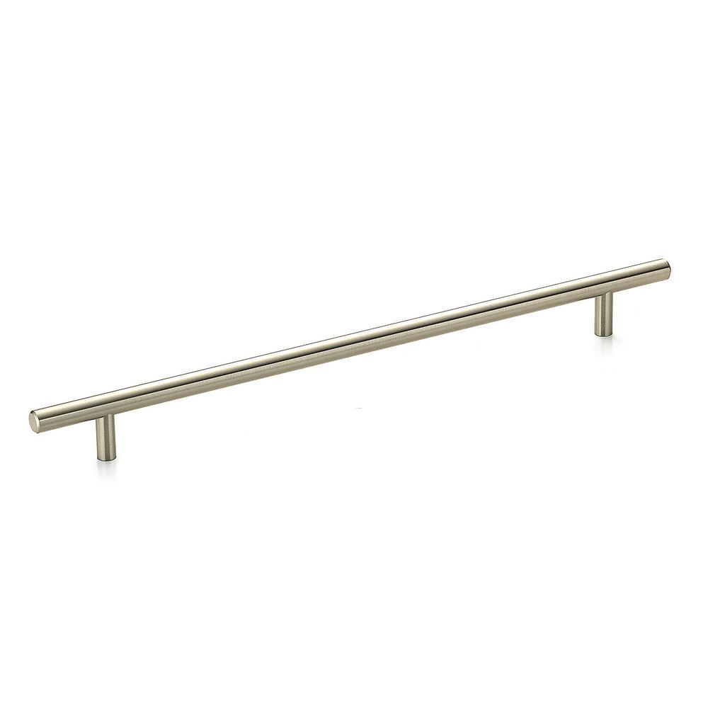 5-1/16 in. (128 mm) Center-to-Center Brushed Nickel Steel Contemporary Drawer Pull - Super Arbor