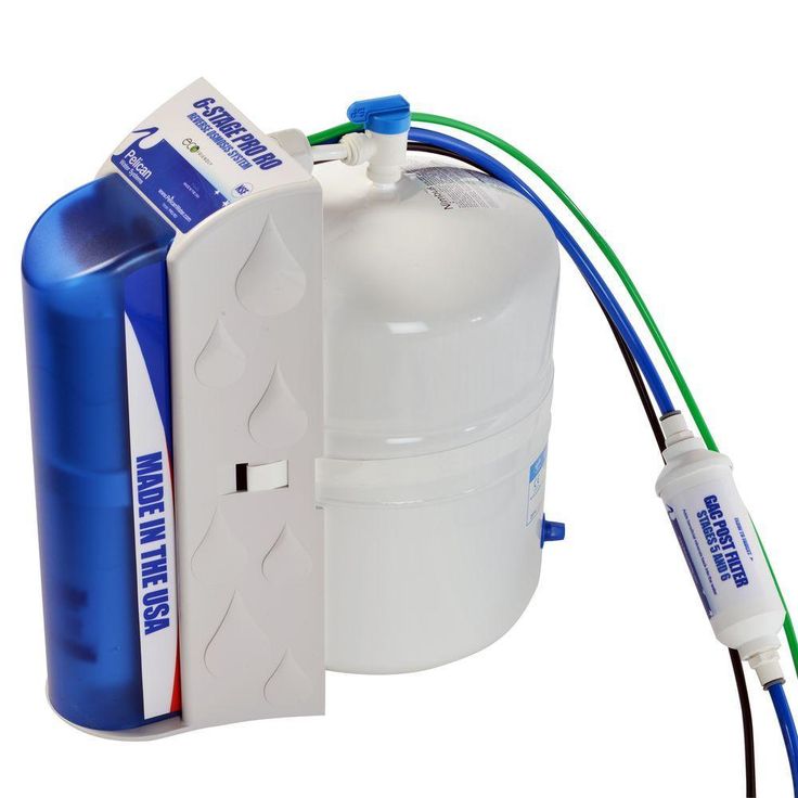 Pro 6-Stage Under Countertop Reverse Osmosis Drinking Water Filtration System with Polished Chrome Faucet Dispenser