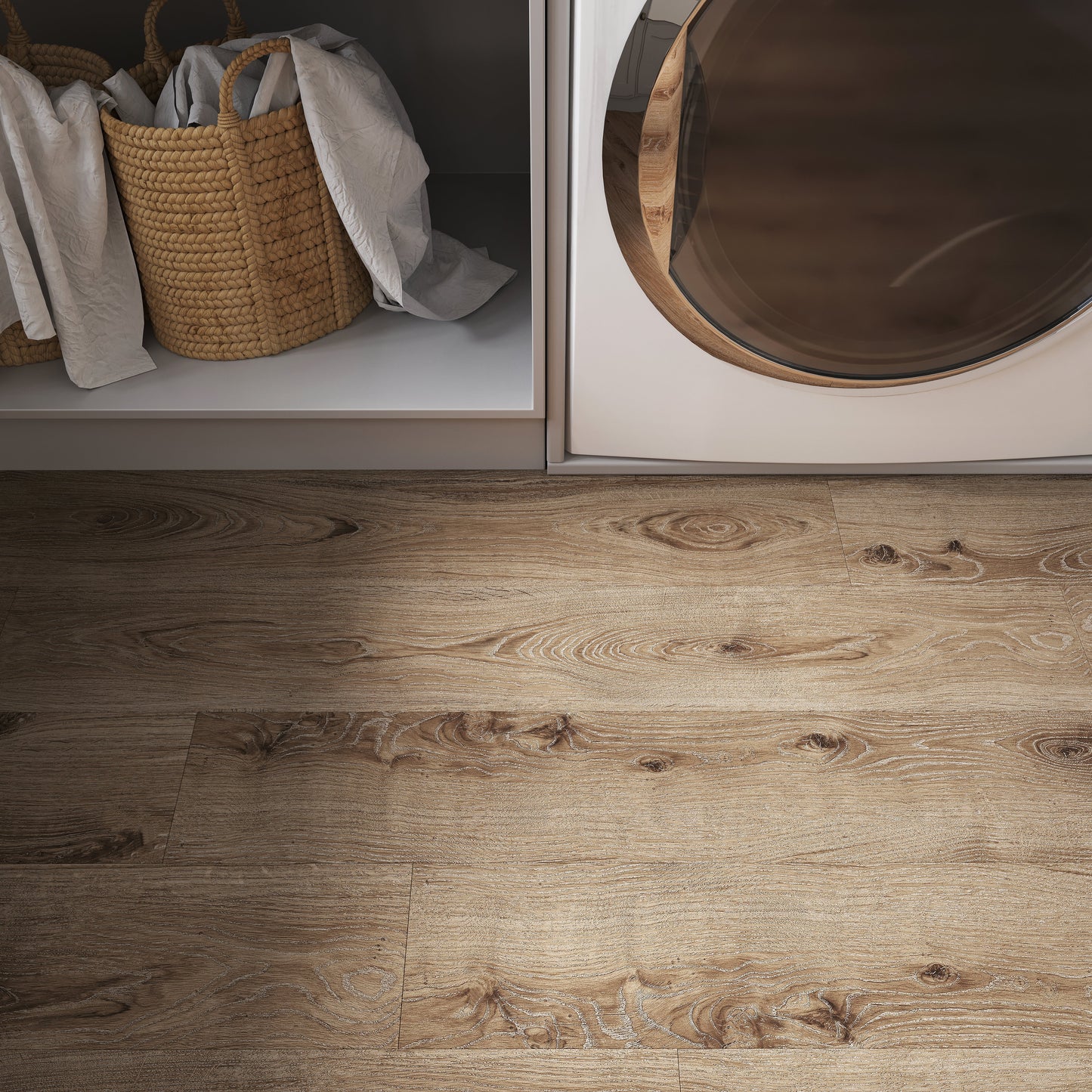 Lucida USA Maxcore Siliceous 7-3/32-in Wide x 5-1/2-mm Thick Waterproof Interlocking Luxury Vinyl Plank Flooring (24.5-sq ft)