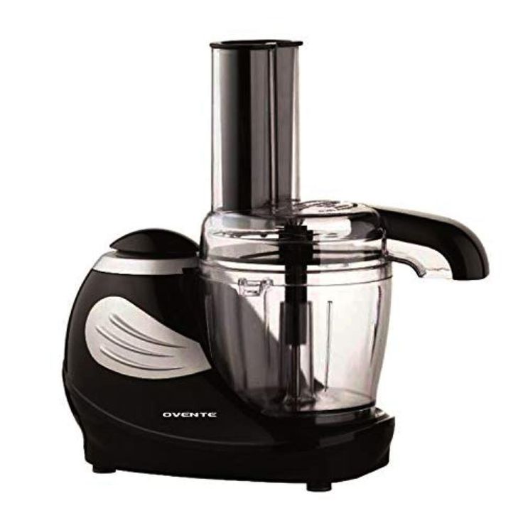 1.5-Cup Single Speed Black Mini Food Processor Chopping Blade, Mixer, Shredding/Slicing Disc