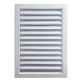 18 in. x 24 in. Plastic Wall Louver Static Vent in White - Super Arbor