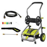 Sun Joe 2030 PSI 1.76 GPM 14.5 Amp Electric Pressure Washer with Pressure-Select Technology and Hose Reel