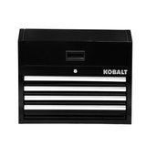 Kobalt 26-in W x 22-in H 4-Drawer Steel Tool Chest (Black)