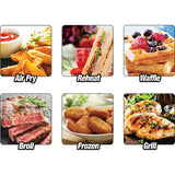 Bravo XL 1800 W 4-Slice Stainless Steel Toaster Oven and Air Fryer