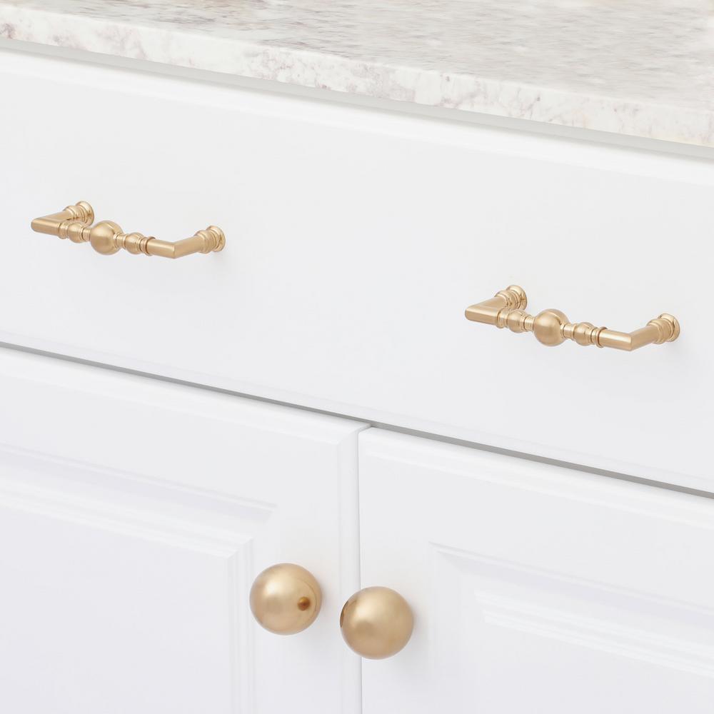 Classic 1-9/16 in. (25 mm) Champagne Bronze Cabinet Knob - Super Arbor