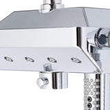 5-spray 12 in. Dual Shower Head and Handheld Shower Head with Body spray in Chrome