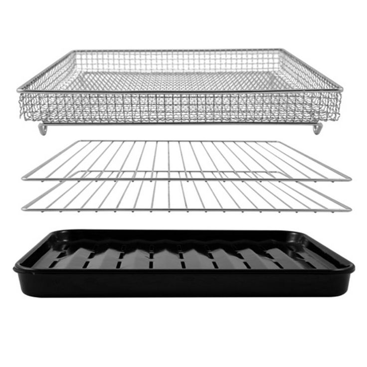 Bravo XL 1800 W 4-Slice Stainless Steel Toaster Oven and Air Fryer
