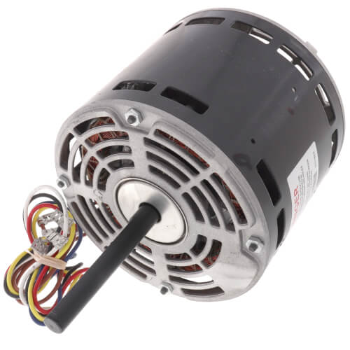 Rheem 51-102500-01 blower motor - front view (Features: 4 Speed; Horse Power: 1/2)