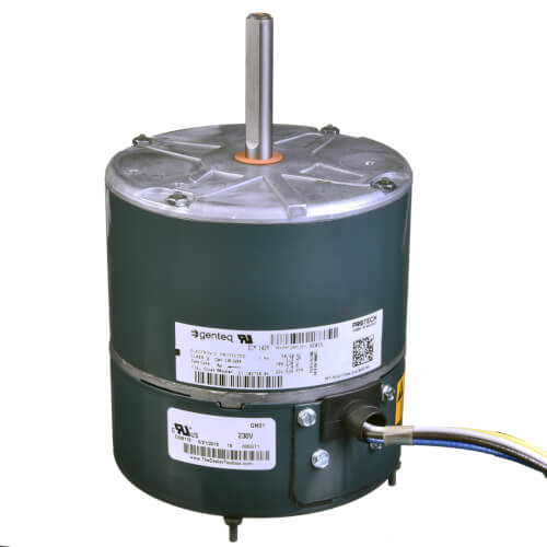 Rheem 51-102728-04 motor - front view (Voltage: 208/230V; Horse Power: 1/3)