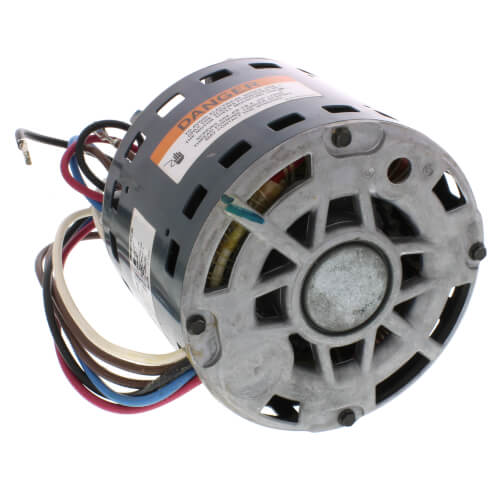 Rheem 51-102994-02 blower motor - side view (Voltage: 120v; Horse Power: 1/2)