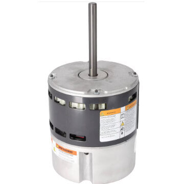 Rheem 51-106544-09 motor - side view (Product Type: Motor; Voltage: 208/230V)