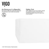 VIGO Dianthus White Matte Stone Vessel Bathroom Sink and Linus Bathroom Vessel Faucet in Antique Rubbed Bronze w/ Pop up
