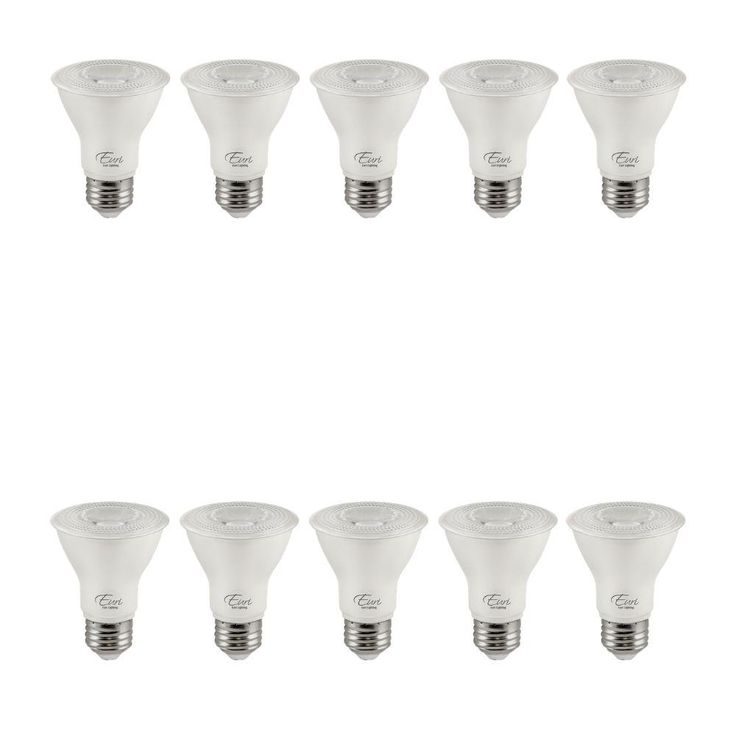 50-Watt Equivalent PAR20 Energy Star and Dimmable LED Light Bulb in Warm White 2700K (10-Pack)