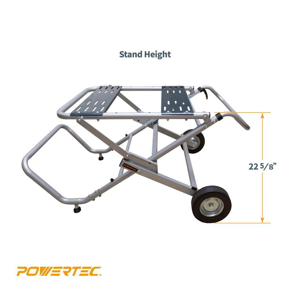 Rolling Foldable Table Saw Stand - Super Arbor