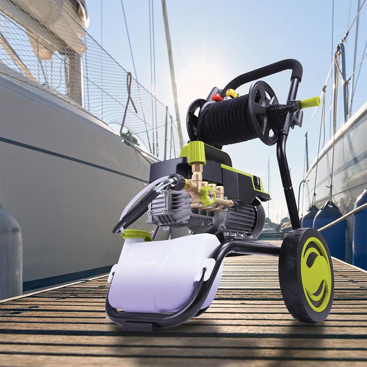Sun Joe Commercial Series 1300 PSI Max 2 GPM Electric Pressure Washer with Wall Mount, Roll Cage and Hose Reel