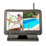 PHOENIXM2 Digital Wireless 7 in. Monitor DVR Security System with 2 Night Vision Cameras and SD Card Recording - Super Arbor