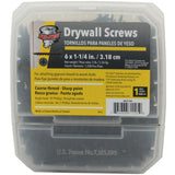 #6 x 1-1/4 in. Phillips Bugle-Head Coarse Thread Drywall Screw (5 lbs./Pack) - Super Arbor