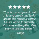 8-Cup Stainless Steel Percolator