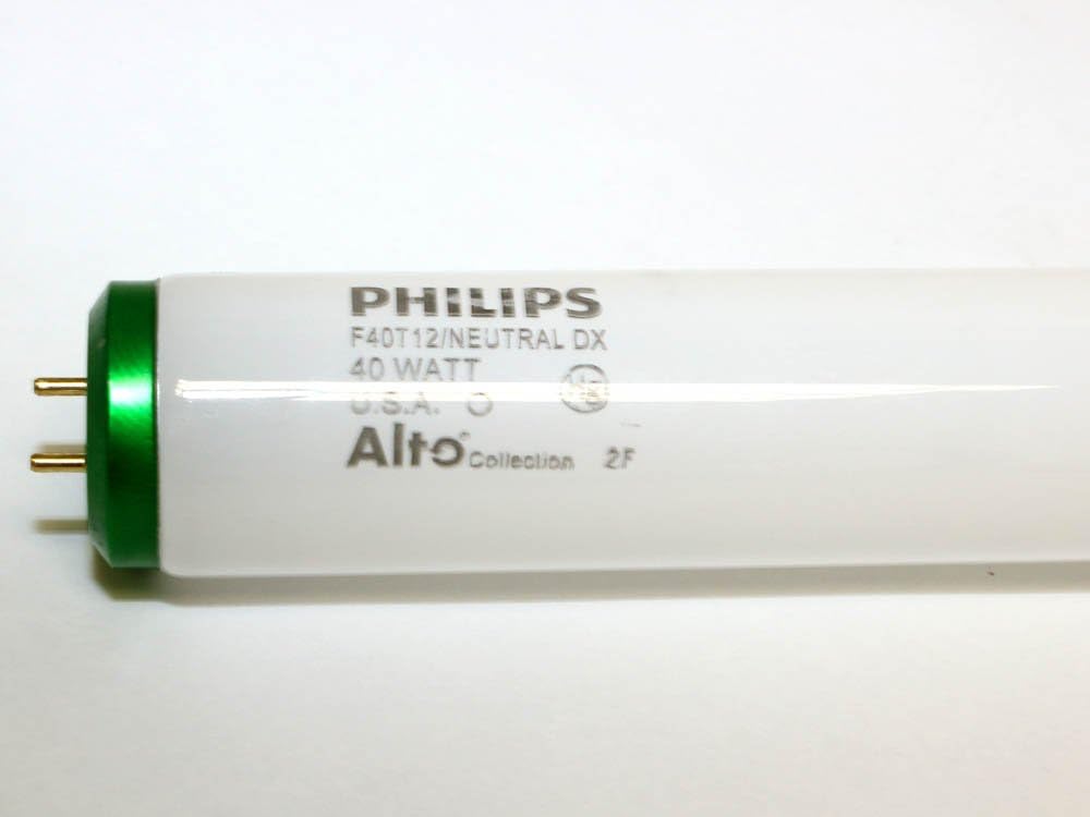 Philips 40-Watt 4 ft. Linear T12 Fluorescent Tube Light Bulb, Neutral White 3500K (30-Pack)