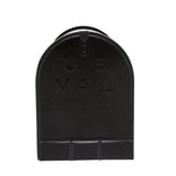 Gibraltar Mailboxes Stanley Extra Large, Steel, Post Mount Mailbox, Black, ST200B00