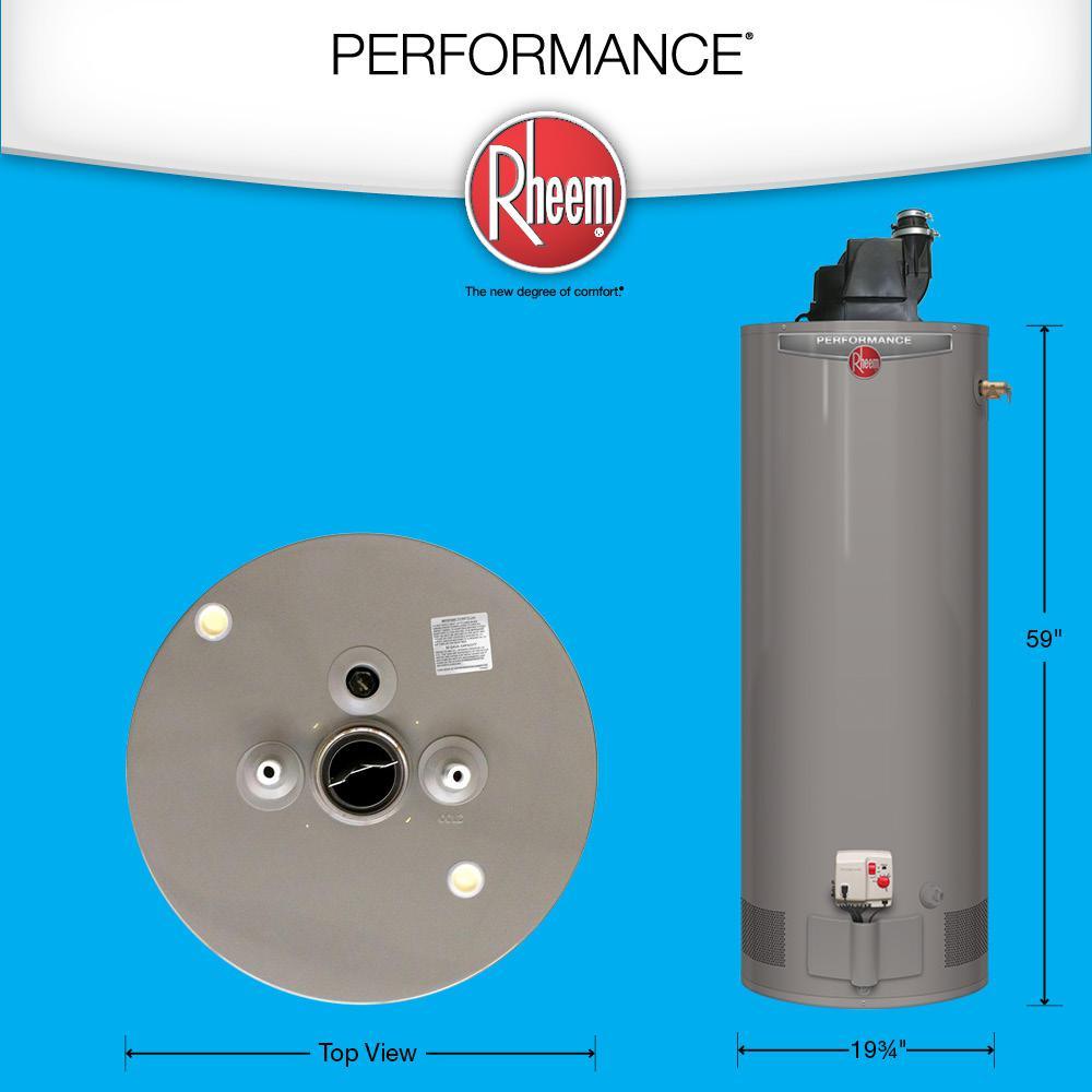 Performance 40 Gal. Tall 6 Year 40,000 BTU Natural Gas Power Vent Tank Water Heater - Super Arbor