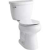 Cimarron 2-Piece Complete Solution 1.28 GPF Single Flush Elongated Toilet in White, Slow-Close Seat Included (3-Pack) - Super Arbor